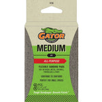 GATOR Gator 4156 Sanding Pad, 4 in L, 3 in W, 100 Grit, Medium, Aluminum Oxide Abrasive PAINT GATOR