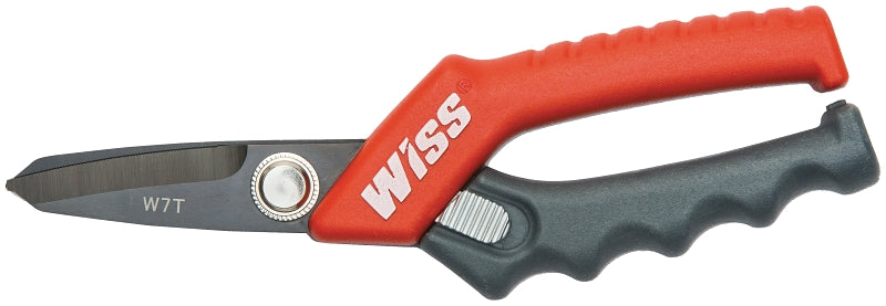 WISS Crescent Wiss CW7T Heavy-Duty Tradesman Utility Shear, 7-1/2 in OAL, 2 in L Cut, Stainless Steel Blade TOOLS WISS