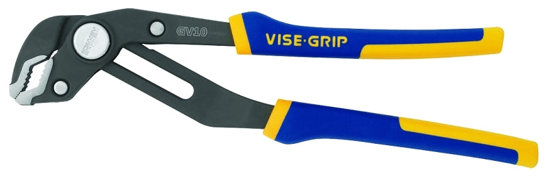 IRWIN Irwin 2078110 Groove Lock Plier, 10 in OAL, 2-1/4 in Jaw Opening, Blue/Yellow Handle, Cushion-Grip Handle