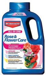 BIOADVANCED BioAdvanced 701110A Rose and Flower Fertilizer, 4 lb, Granular, 6-9-6 N-P-K Ratio