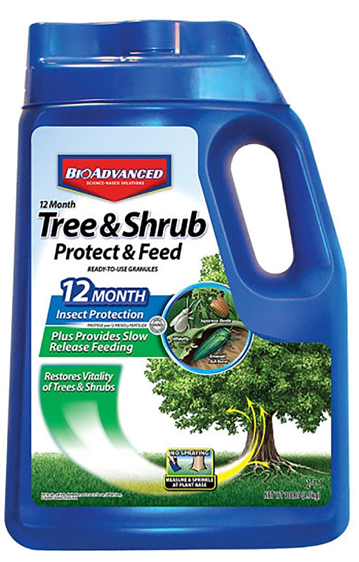 BIOADVANCED BioAdvanced 701910A Tree and Shrub Feed, Granular, 10 lb Bottle LAWN & GARDEN BIOADVANCED