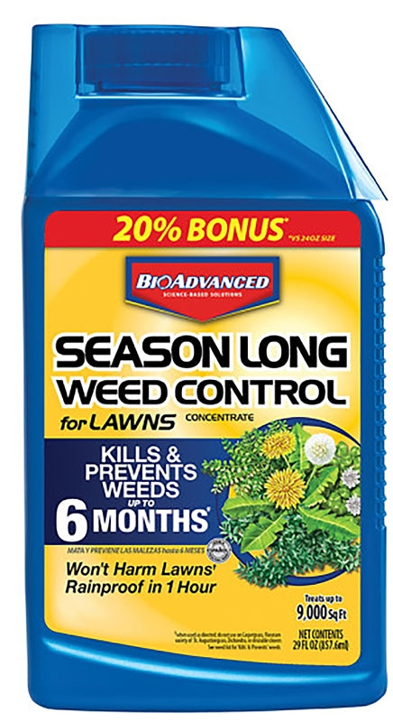 BIOADVANCED BioAdvanced 704050B Weed Control, Liquid, White, Spray Application, 24 oz