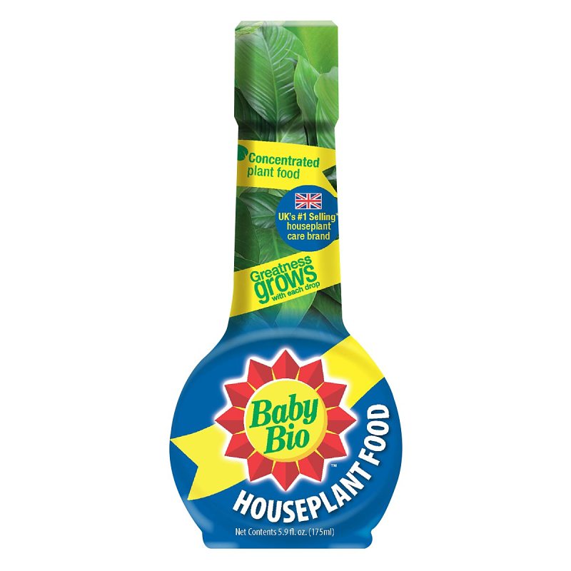 BABY BIO SBM Life Science Corp Baby Bio 800500A Concentrate Houseplant Food, 5.9 fl-oz
