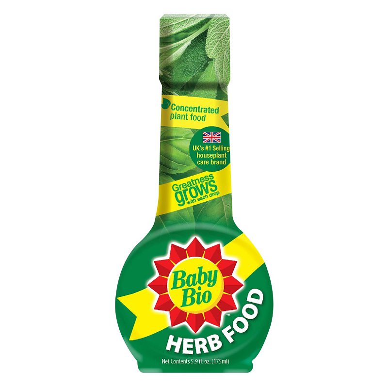 BABY BIO SBM Life Science Corp Baby Bio 800530A Concentrate Houseplant Herb Food, 5.9 fl-oz