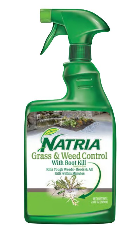 NATRIA Natria 707200A Weed and Grass Killer, Liquid, Clear, 24 oz