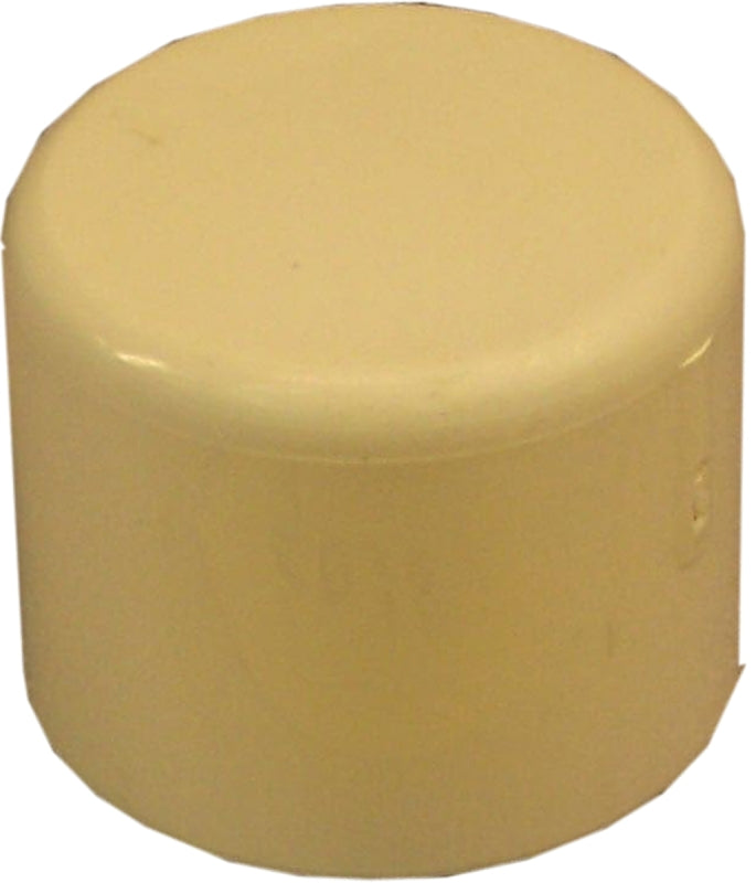 NIBCO Nibco T00225C Pipe Cap, 1 in, Slip-Joint, CPVC, White, SCH 40 Schedule