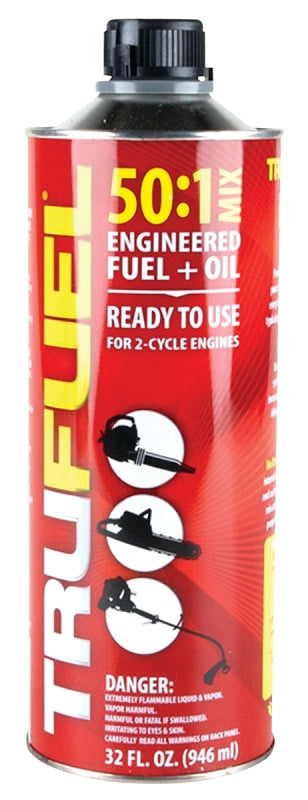 CALUMET BRANDED PRODUCT Tru6525638 2-Cycle Pre-Mixed Oil, 32 oz Can, Red