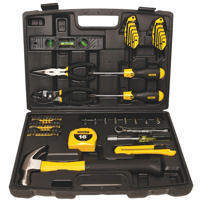 STANLEY STANLEY 94-248 Homeowner's Tool Kit, 65-Piece, Steel, Nickel Chrome AUTOMOTIVE STANLEY