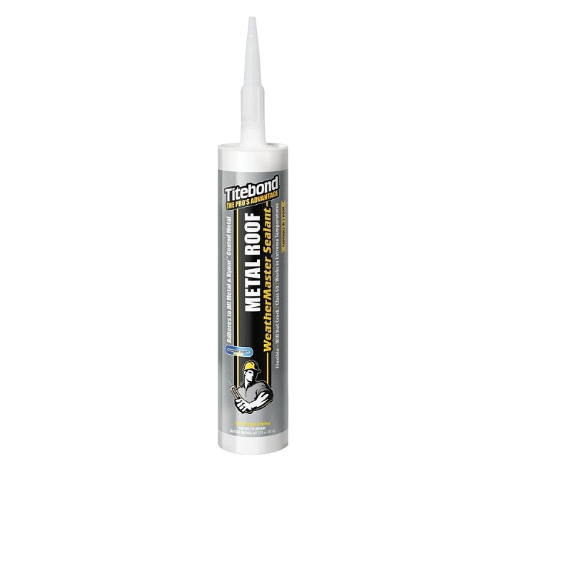 TITEBOND Titebond WeatherMaster 62401 Roof Sealant, Gray, Liquid, 9.5 oz Cartridge
