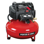 PORTER-CABLE Porter-Cable C2002 Portable Electric Air Compressor, Tool Only, 6 gal Tank, 0.8 hp, 120 V, 150 psi Pressure, 1-Stage