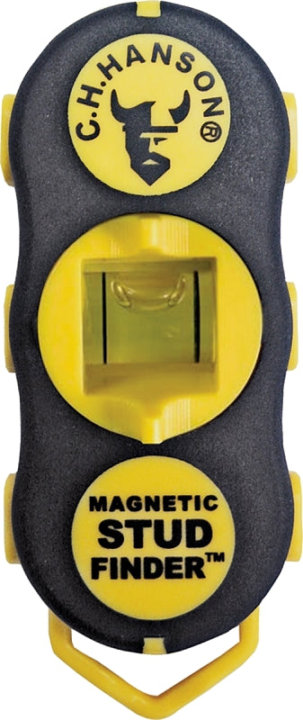 CH HANSON CH Hanson 3040 Magnetic Stud Finder, 1 in Detection, Black/Yellow, Detectable Material: Metal/Wood