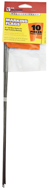 CH HANSON CH Hanson 15275 Stake Flag, 15 in L, Orange, PVC