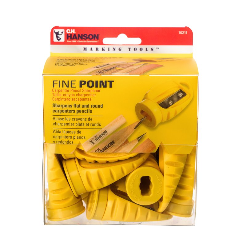 CH HANSON CH Hanson 10211 Pencil Sharpener, Yellow Housing TOOLS CH HANSON