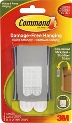 COMMAND Command 17048 Universal Picture Hanger, 8 lb, Metal, Sticky Nail HARDWARE & FARM SUPPLIES COMMAND