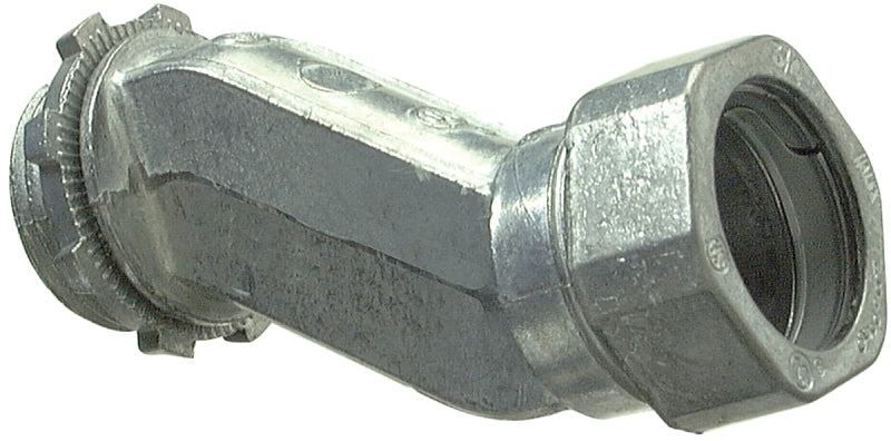 HALEX Halex 03907 EMT/Box Offset Connector, 3/4 in Compression, Zinc, Each ELECTRICAL HALEX