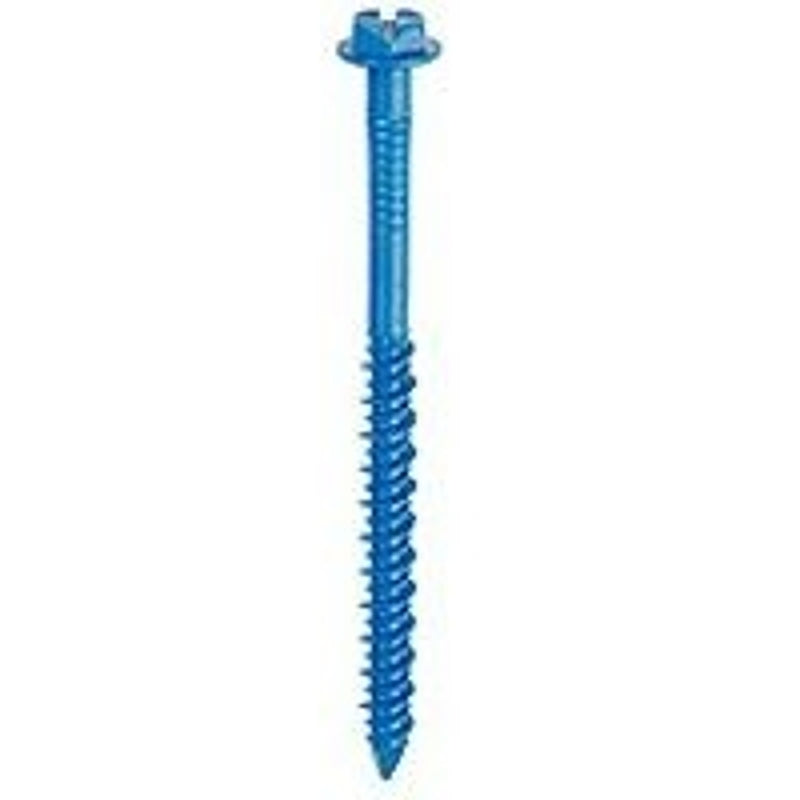 TAPCON Tapcon 24340 Screw Anchor, 3-3/4 in L, Hex Drive, Steel, Climaseal, 75/PK HARDWARE & FARM SUPPLIES TAPCON