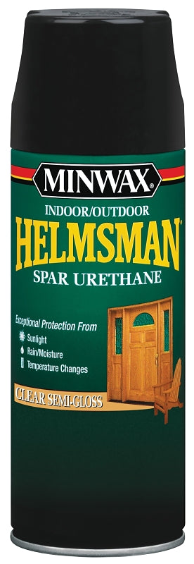 MINWAX Minwax 33260000 Spar Varnish, Semi-Gloss, Liquid, 11.5 oz Aerosol Can PAINT MINWAX