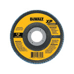 DEWALT DEWALT XP Series DW8251 Ceramic Flap Disc, 4-1/2 in Dia, 7/8 in Arbor, Coated, 60 Grit, Coarse, Zirconia Abrasive TOOLS DEWALT