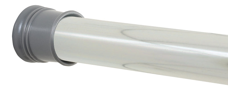 ZENNA HOME Zenith 886ALSS Shower Curtain Rod, 86 in L Adjustable, Aluminum, Chrome HARDWARE & FARM SUPPLIES ZENNA HOME
