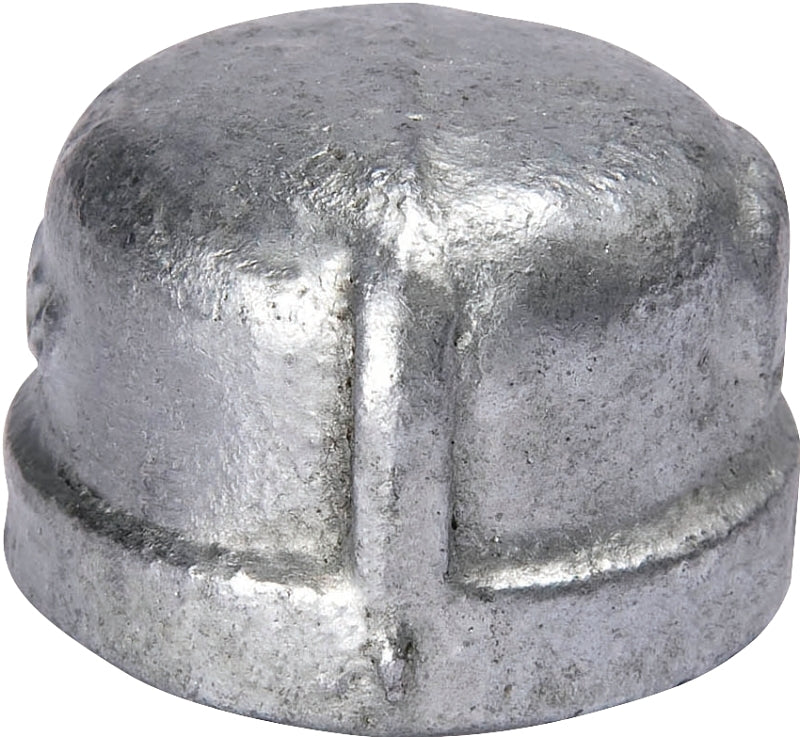 B & K INDUSTRIES Smith-Cooper 34C 1040C Pipe Cap, 4 in, Threaded, Malleable Iron, 300 psi Pressure