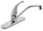 PEERLESS FAUCET Peerless Tunbridge P188200LF Kitchen Faucet, 1.8 gpm, Chrome, Deck Mounting, Lever Handle, Swivel Spout