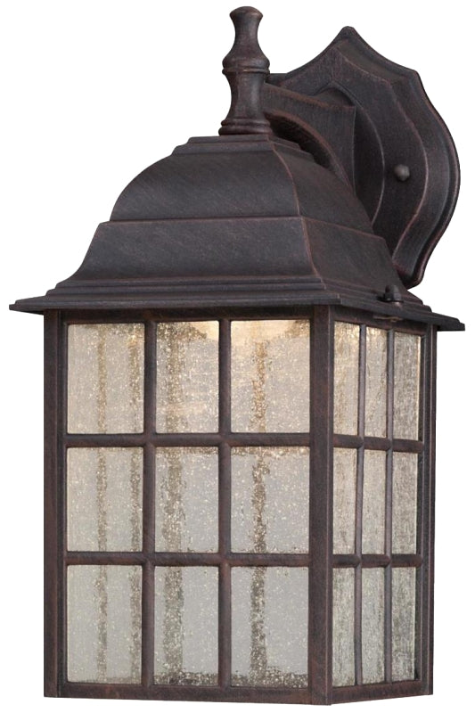 WESTINGHOUSE Westinghouse 6400000 Outdoor Wall Fixture, 120 V, 9 W, LED Lamp, 550 Lumens, 3000 K Color Temp, Aluminum Fixture