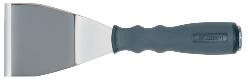 ALLWAY TOOLS ALLWAY BS3 Paint Scraper, 3 in W Blade, Bent Blade, Steel Blade, Nylon Handle, Soft Grip Handle PAINT ALLWAY TOOLS