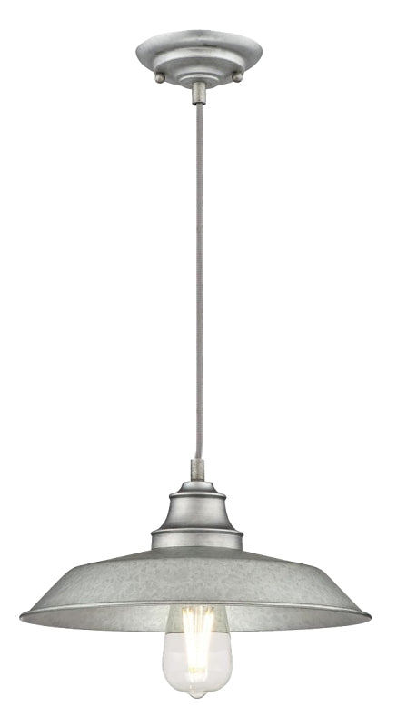 WESTINGHOUSE Westinghouse Iron Hill Series 6354600 Pendant Light, 120 V, 1-Lamp, Incandescent, LED Lamp, Steel Fixture ELECTRICAL WESTINGHOUSE