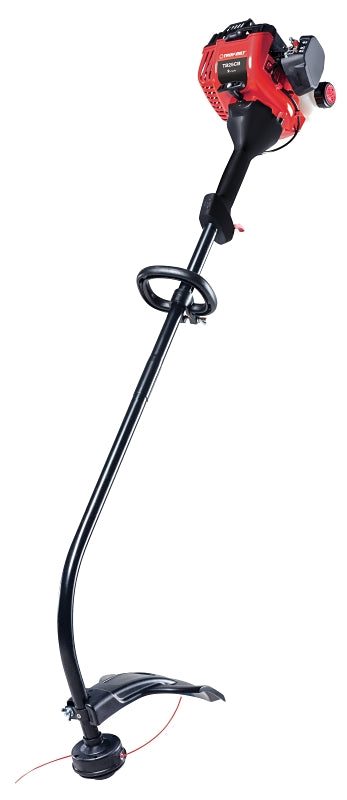 TROY-BILT Troy-Bilt 41AD25CB966 String Trimmer, Gasoline, 25 cc Engine Displacement, 2-Cycle Engine, 0.095 in Dia Line