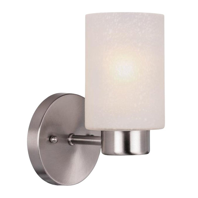 WESTINGHOUSE Westinghouse Sylvestre Series 6227800 Wall Fixture, 120 V, 1-Lamp, Incandescent, LED Lamp, Metal Fixture