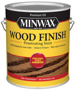 MINWAX Minwax Wood Finish 710770000 Wood Stain, Red Mahogany, Liquid, 1 gal, Can