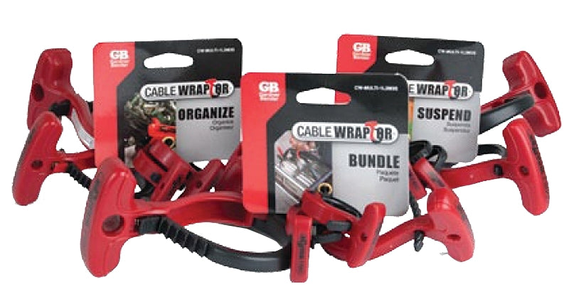 GB Gardner Bender CW-MULTI-1L2M3S Cable Wraptor, Stainless Steel ELECTRICAL GB