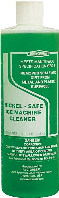 RECTORSEAL Rectorseal 88312 Ice Machine Cleaner, 16 oz, Bottle, Liquid, Green
