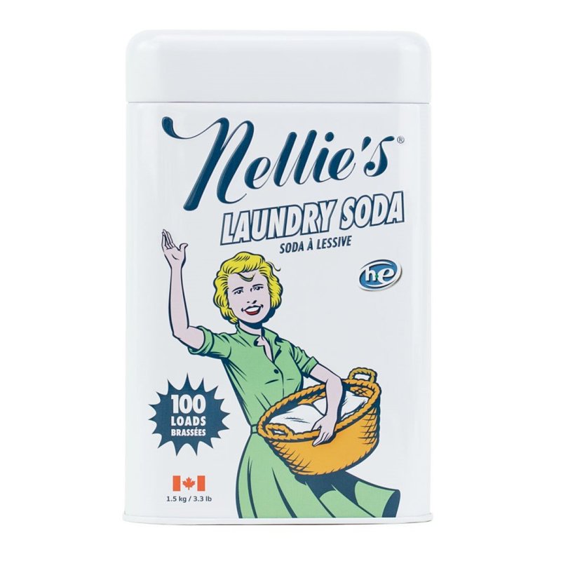 NELLIE'S CLEAN INC Nellie's NLS-100T Laundry Detergent, 3.3 lb Pouch, Powder