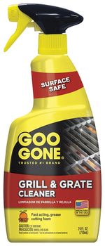 GOO GONE Goo Gone 2045 Grill and Grate Cleaner, Liquid, Clear, 24 oz Bottle