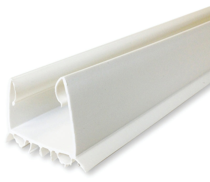 M-D M-D 43336 Door Seal, 2-1/4 in W, 36 in L, Vinyl, White