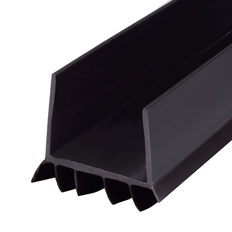M-D M-D 43339 Under Door Seal, 2 in W, 1-3/4 in Thick, 36 in L, Vinyl, Black