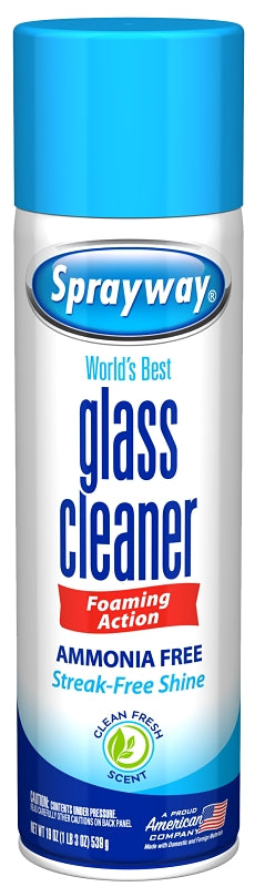 SPRAYWAY Sprayway SW050RETAIL Glass Cleaner, 19 oz Can, Liquid, Floral, White CLEANING & JANITORIAL SUPPLIES SPRAYWAY