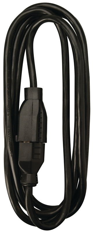 WOODS Woods 0260 Extension Cord, 16 AWG Cable, 8 ft L, 13 A, 125 V, Black ELECTRICAL WOODS