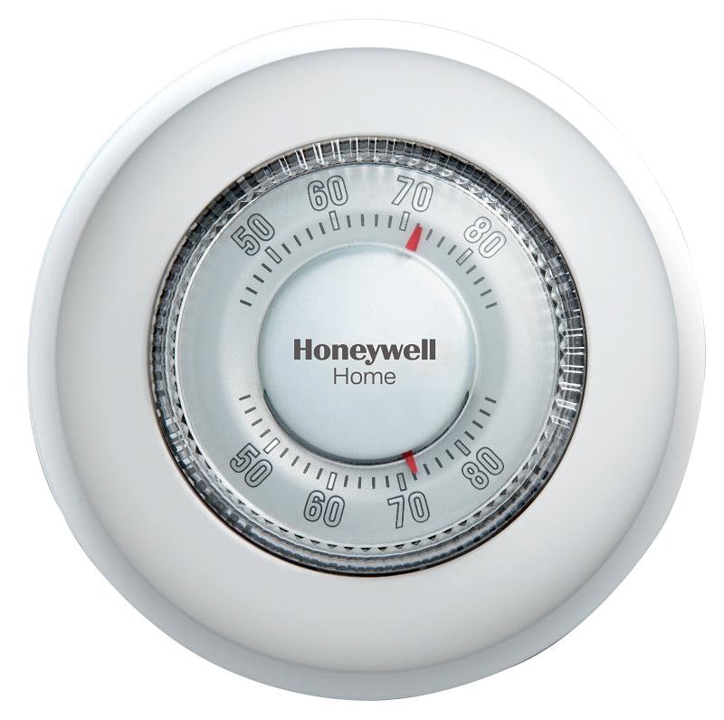 HONEYWELL Honeywell CT87K Non-Programmable Thermostat, 50 deg F, 24 V