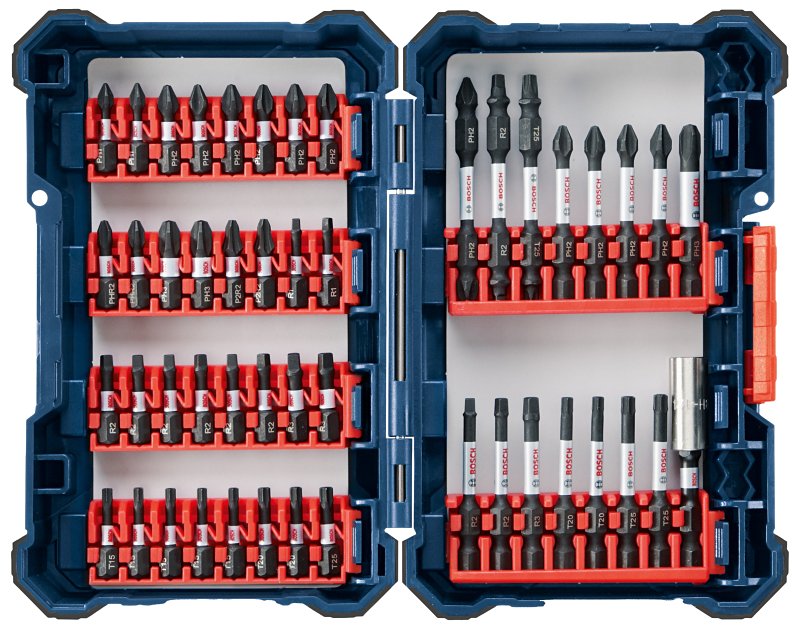 S-B POWER TOOL Bosch Impact Tough SDMS48 Screwdriver Bit Set, 48-Piece, HSS, Black Oxide TOOLS S-B POWER TOOL