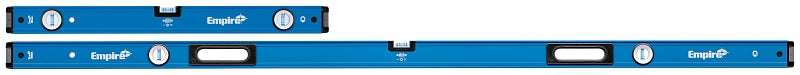 EMPIRE Empire True Blue Series EM75JAMB Magnetic Jamb Set, 32, 78 in L, 3-Vial, 1-Hang Hole, Magnetic, Aluminum, Blue