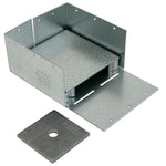 SIMPSON STRONG-TIE Simpson Strong-Tie ABW Series ABW66Z Post Base, 1190 lb Uplift, 12,935 lb Down DF/SP, 6 x 6 in Post, Steel, ZMAX, 1/PK HARDWARE & FARM SUPPLIES SIMPSON STRONG-TIE