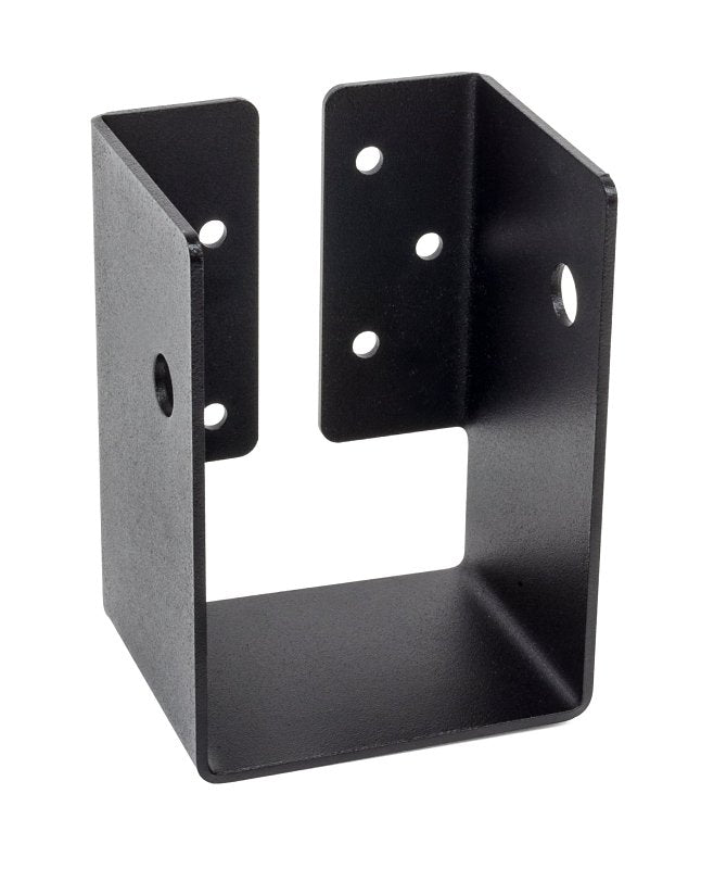 SIMPSON STRONG-TIE Simpson Strong-Tie APHH APHH46 Joist Hanger, 5-1/8 in H, 3 in D, 3-9/16 in W, 4 x 6 in, Steel, Black, ZMAX