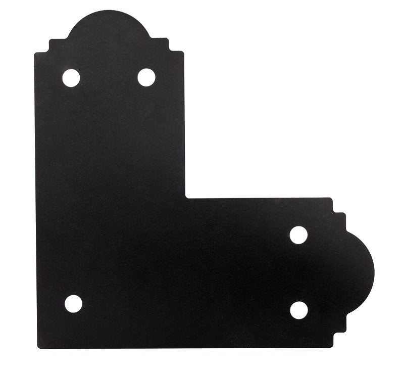 SIMPSON STRONG-TIE Simpson Strong-Tie APL Series APL6 L-Strap Tie, 12 ga Gauge, Steel, Black, Powder-Coated