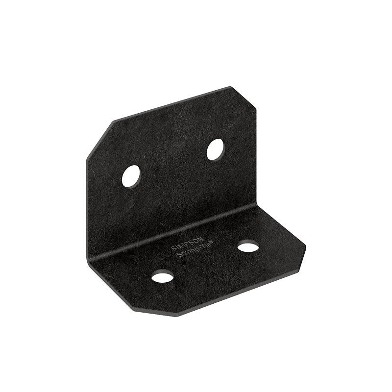 SIMPSON STRONG-TIE Simpson Strong-Tie Avant Series APVA6 90 deg Ornamental Angle, 3 to 3-1/4 in W, 5 in D, Steel, Black, Powder-Coated HARDWARE & FARM SUPPLIES SIMPSON STRONG-TIE