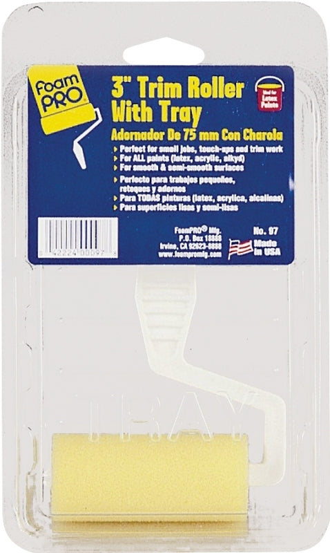 FOAMPRO Foampro 97 Roller and Tray Kit, Trim, Plastic PAINT FOAMPRO