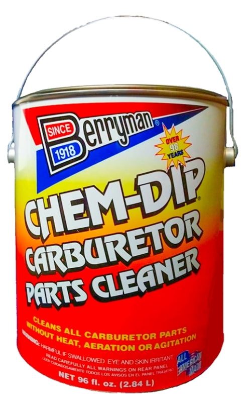 BERRYMAN PRODUCTS Berryman Chem-Dip 0996 Carburetor Parts Cleaner, 96 oz, Liquid AUTOMOTIVE BERRYMAN PRODUCTS