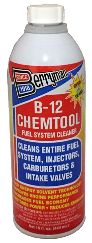 BERRYMAN PRODUCTS Berryman B-12 Chemtool 0116 Injector Cleaner, 15 oz Can