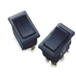 GB Gardner Bender GSW Series GSW-49 Rocker Switch, 10/20 A, 125/250 V, SPST, 0.83 x 1.45 in Panel Cutout, Black